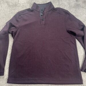 Age of Wisdom Men's Large Long Sleeve Pullover Henley